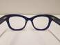 Warby Parker Gemma Blue Oversized Eyeglasses Rx image number 7