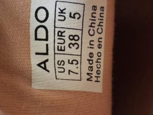 Aldo Low Top Sneakers Pink Women's Size 7.5 image number 7