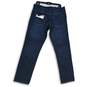 NWT PD&C Womens Blue Denim Medium Wash 5-Pocket Design Straight Leg Jeans 34x32 image number 2