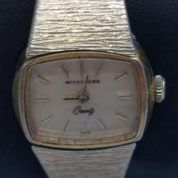 Wittnauer Swiss Rare Vintage 19mm Gold Tone Lady's Quartz Watch alternative image
