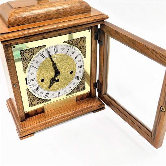 Vintage Ridgeway Franz Hermle 2 Jewel Triple Chime Mantle Clock image number 3