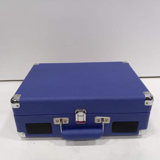 Crosley Portable Blue Turntable Model CR8005C-PR image number 5