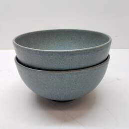 Two Gray West Elm Bowls