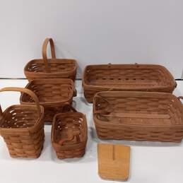 Longaberger Baskets Set of 7