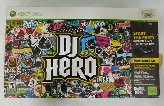2 DJ Hero Turntable Controllers Microsoft Xbox 360 No Games image number 4