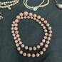 5 pc Pink Toned Costume Pearls Bundle image number 4