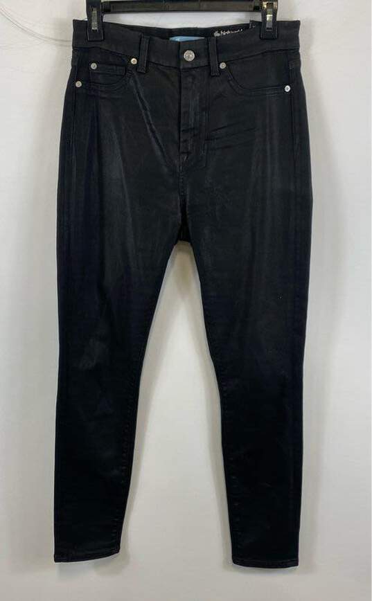 7 For All Mankind Blair Black Jeans - Size 29 image number 1