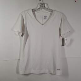 Womens Play Dry V-Neck Short Sleeve Pullover T-Shirt Size Medium