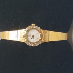 Pulsar Gold Tone W/Diamonds Vinatge Quartz Watch alternative image