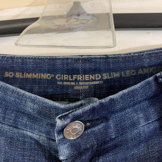 Buy the Women's Medium Wash Chico's Girlfriend Ankle Jeans, Sz. 1R