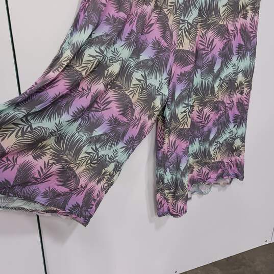 Torrid Women's Tropical Island Gauze Jumpsuit Size 5/5X/28 NWT image number 3