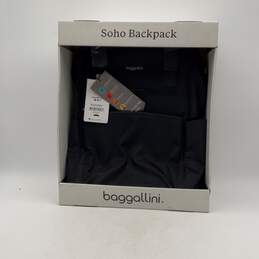 NIB Baggallini Womens Black Adjustable Strap Rfid Protection Soho Backpack