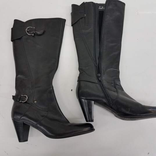 Clarks Black Riding Boots Size 8 image number 1