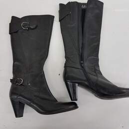 Clarks Black Riding Boots Size 8