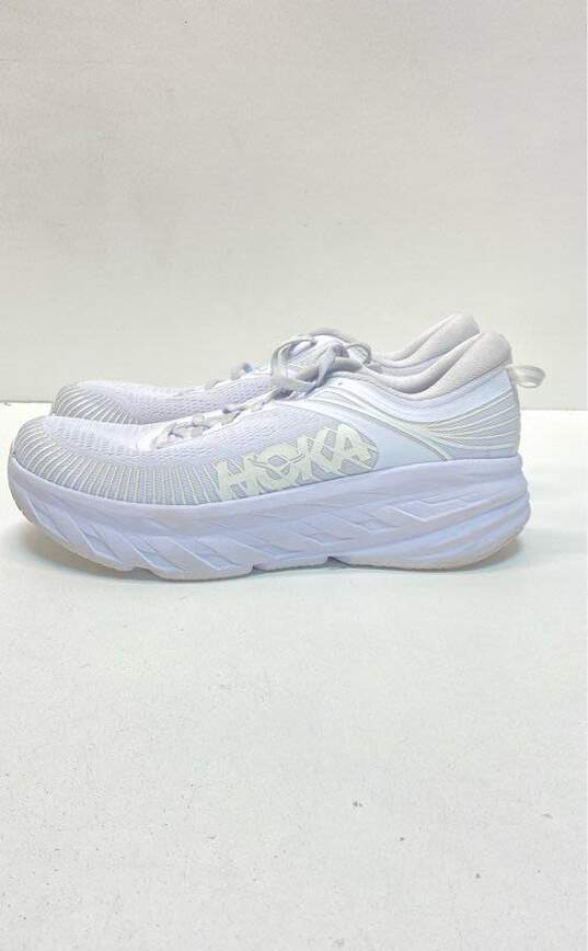 Hoka One One White Sneaker Casual Shoe Men 10.5 image number 3