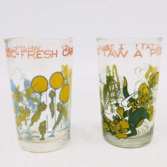 VTG 1970s Warner Bros Looney Tunes Collector Drinking Juice Glasses image number 3