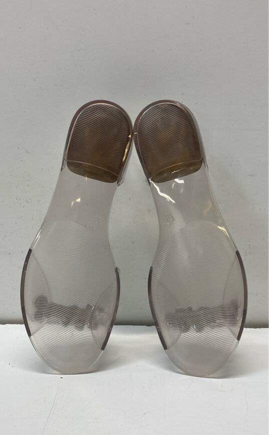 Stuart Weitzman Rubber Jelly Embellished Sandals Clear 6 image number 6