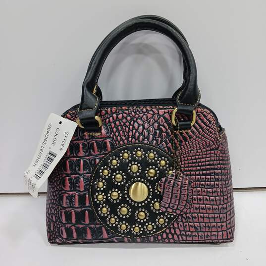 Women's Scale Prints Madi Claire Burgundy Bag image number 1