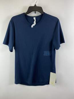 Lululemon Women Blue Graphic T-Shirt S/P NWT