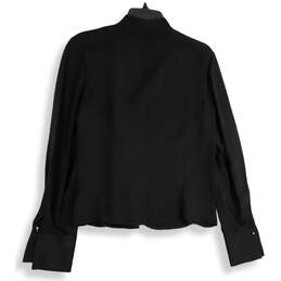 NWT Womens Black Long Sleeve Double Sided Cufflinks Button-Up Size 10 alternative image