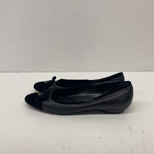 Salvatore Ferragamo Black Slip-On Casual Shoe Women 9 image number 2