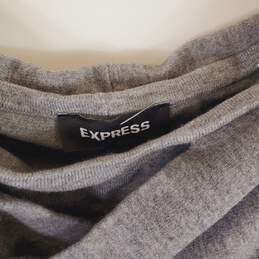 Express Women Gray Off Shoulder Body Suit M NWT alternative image