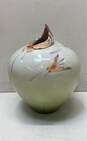 Franz Porcelain Vase 11 inch Tall Papillion Butterfly Ceramic Art image number 1
