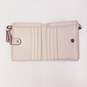 Kate Spade Pebbled Leather Bifold with Coin Pockets Beige image number 7