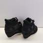 ASH Limited Black Suede Ankle Strap Lace Hidden Wedge Trainers Size 37 US 6.5 image number 4