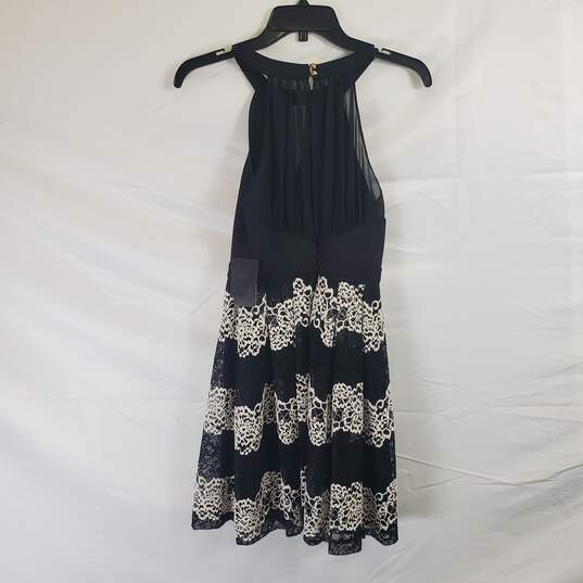 Guess Womens Black Floral Lace Dress Sz 0 NWT image number 2