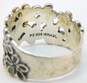 Or Paz Israel Sterling Silver Bohemian Flower Ring 7.4g image number 8