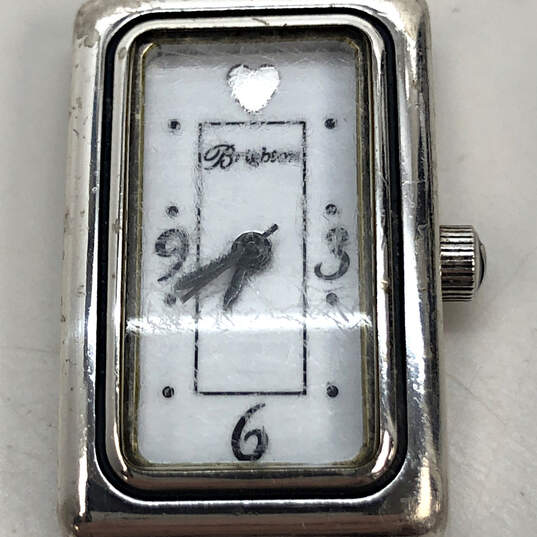 Designer Brighton Vilanova Silver-Tone Bracelet Band Analog Wristwatch image number 4