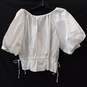 Levi's White Blouse Size L NWT image number 2