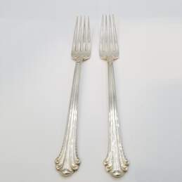 Sterling Silver Silver Plumes 7.25 Fork 2pcs 102.0g