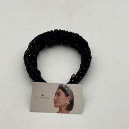 NWT Lele Sadoughi Womens Black Velvet Jet Dot Kelly Headband