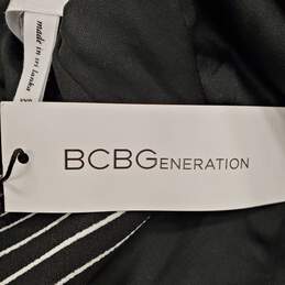 BCBG Generation Women Black Pinstripe Blazer XXS NWT alternative image