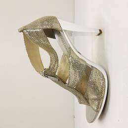 Michael Kors Women's Berkley Leather Open Toe Heel Size 7 alternative image