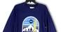 NWT Mens Blue Graphic Crew Neck Long Sleeve Pullover T-Shirt Size Medium image number 3
