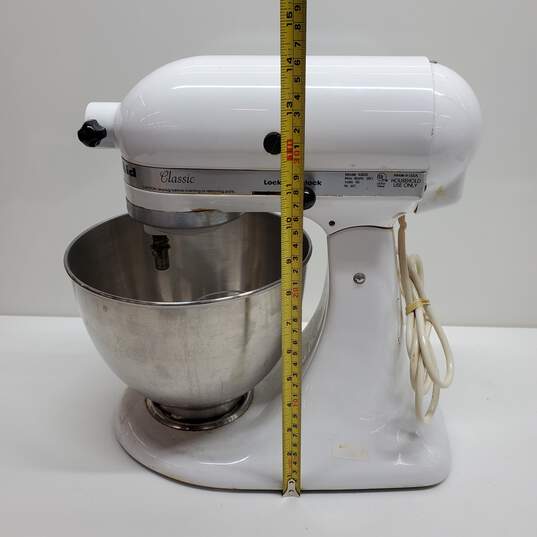 KitchenAid Classic Countertop Mixer Model No. K45SS in White Untested P/R image number 6