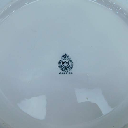 Vintage Knowles KT & K Co. Semi Vitreous Porcelain Floral Wash Tub Bowl image number 8
