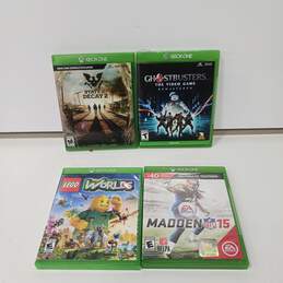 4pc. Set of Assorted Xbox One Games