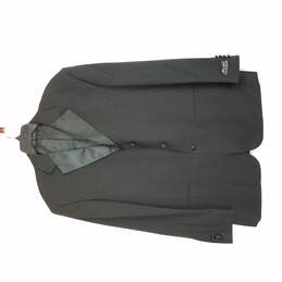 Bryan Michaels Men Black Suit Jacket 50