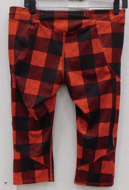 The North Face Red Plaid Active Shorts Women's Size L alternative image