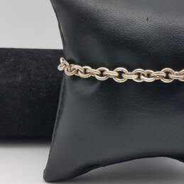 Sterling Silver Rolo Chain Link 9" Bracelet 27g alternative image