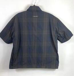Fear Of God Men Black Plaid Button Up Oversize Shirt XS alternative image