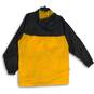 Columbia Sportswear Company Womens Yellow Black Packable Hooded Rain Jacket Sz M image number 2
