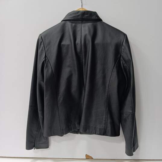 Maxima Wilson Men's Leather Jacket Size XL image number 2