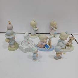 Precious Moments Figurine Collection Assorted 8pc Lot alternative image