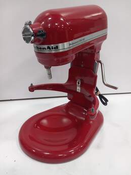 Red Kitchen-Aid Mixer w/ Bowl & Attachments alternative image