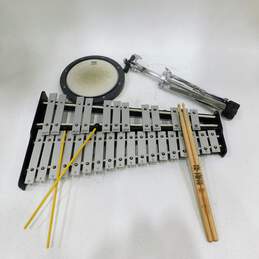 Pearl Brand 30-Key Model Metal Glockenspiel Set w/ Case and Accessories
